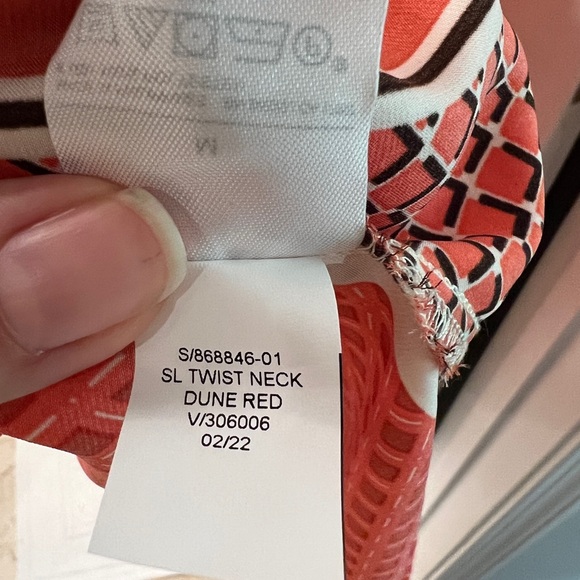 Sale!!! NWT- Banana Republic Factory halter twist dress: Dune Red size M - Picture 8 of 8